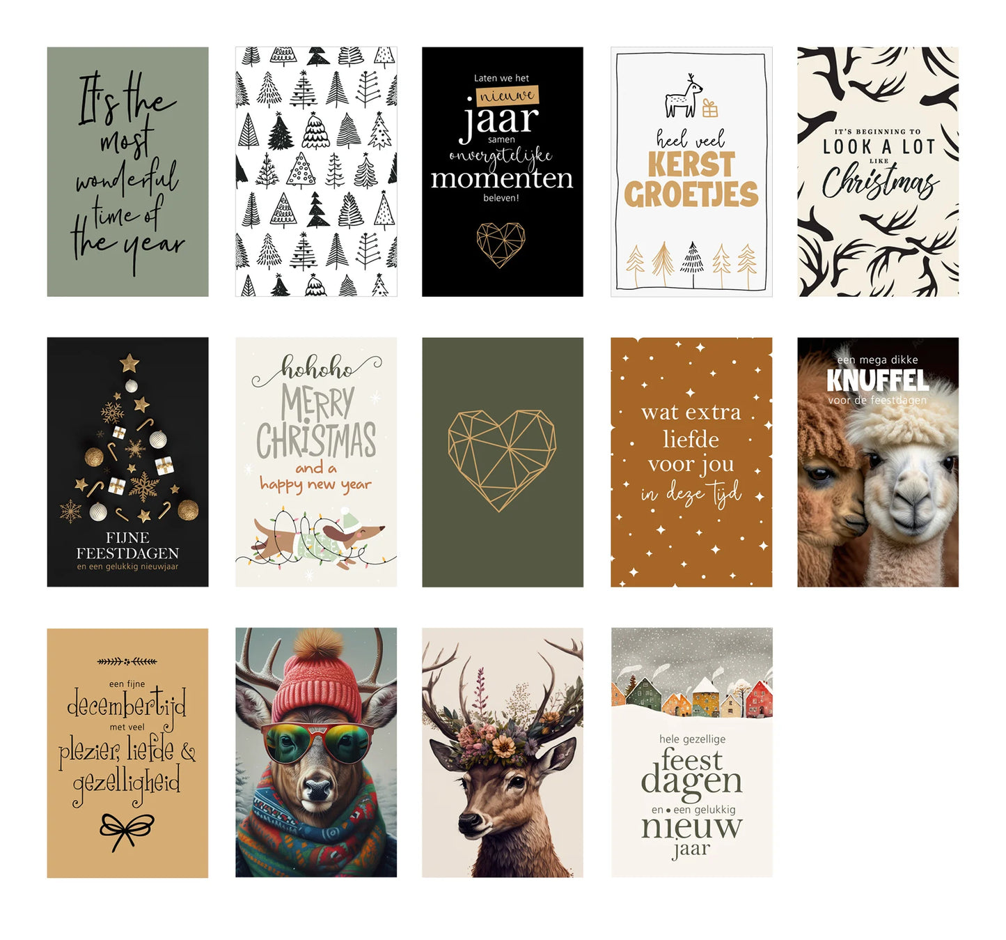 Wenskaart large eindejaarsfeesten