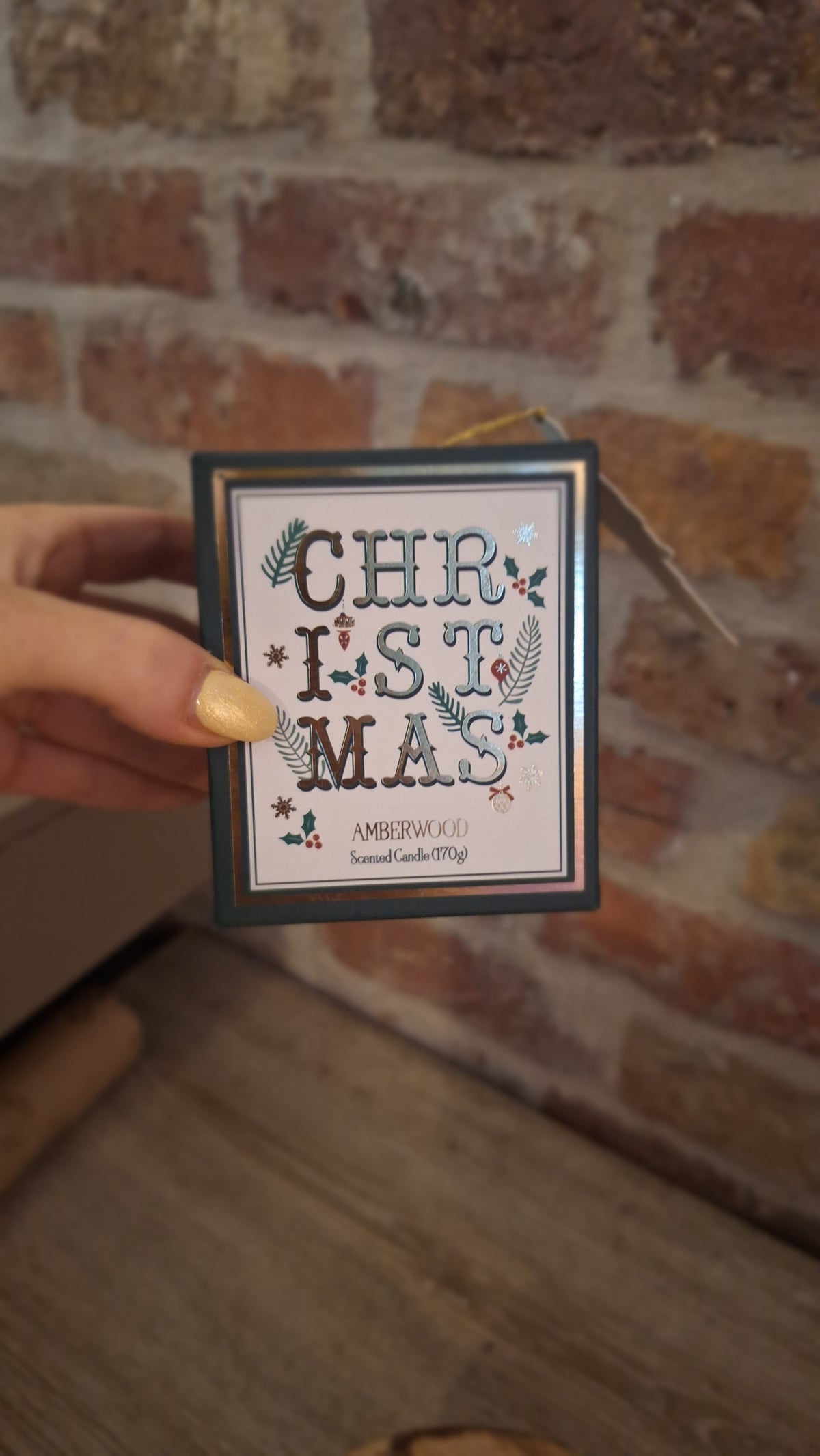 geurkaars in glas - geschenkdoos Christmas
