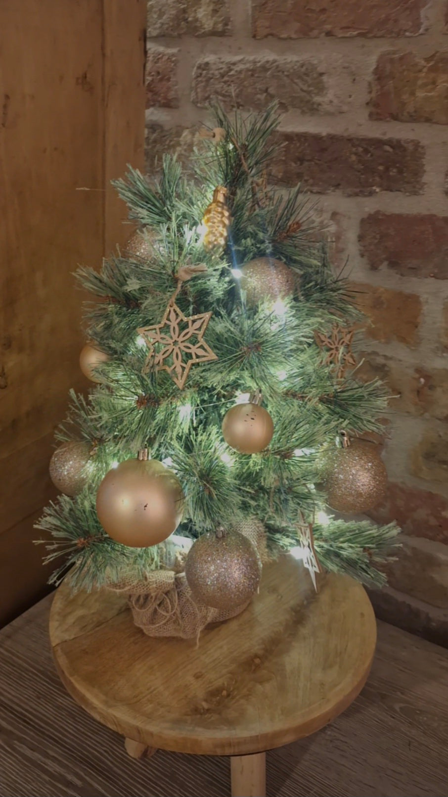 Gedecoreerde kerstboom