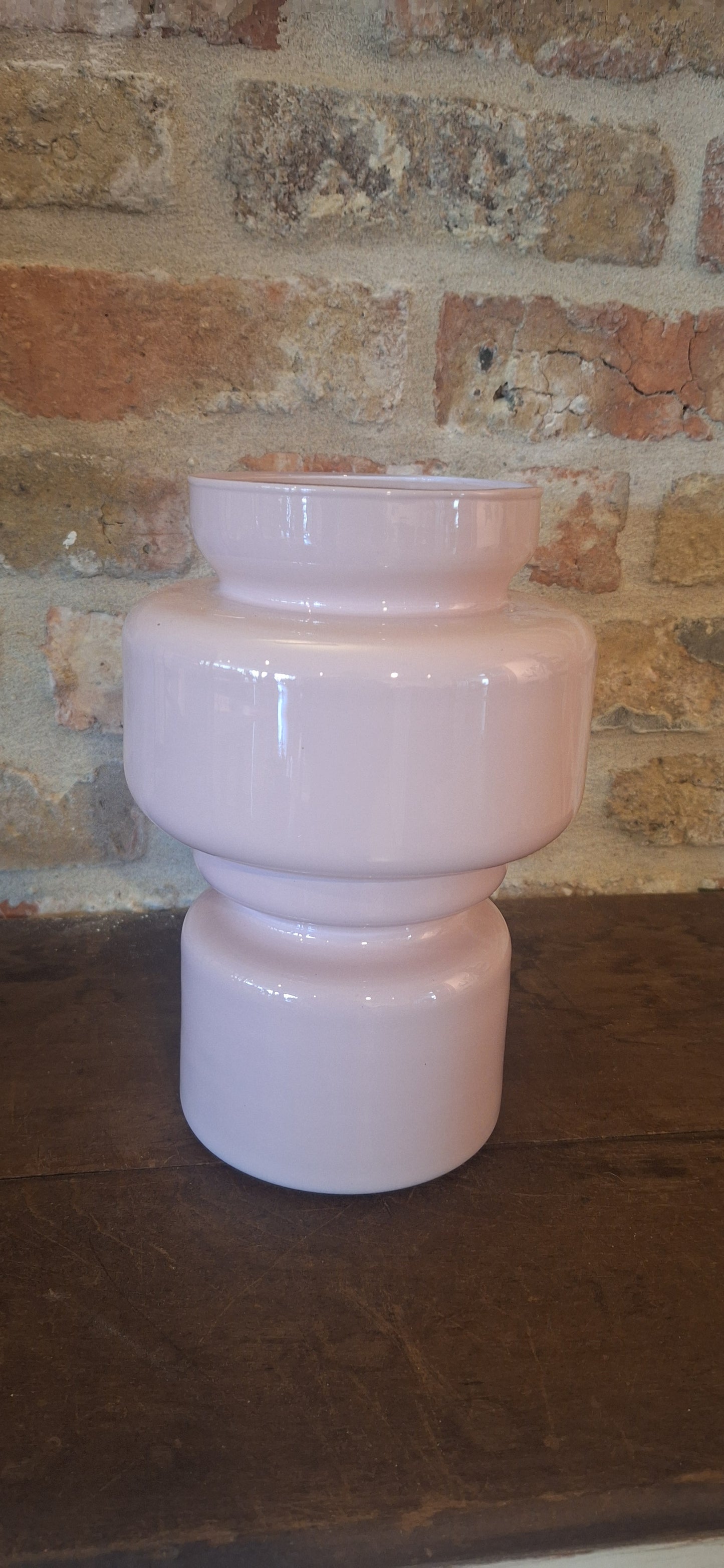 Lacquered vase Nude purple
