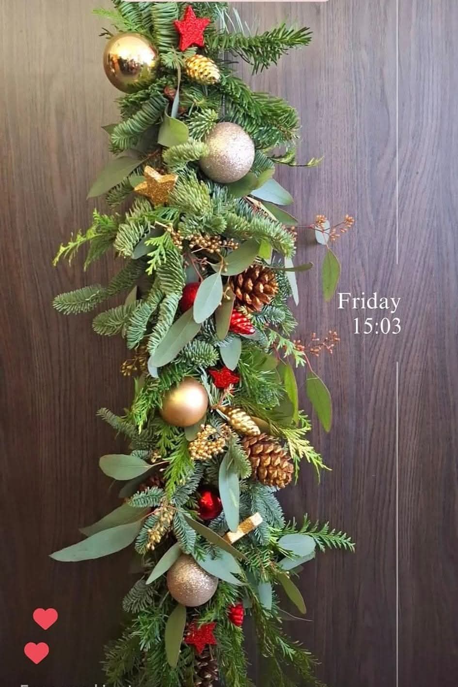 Gedecoreerde guirlande