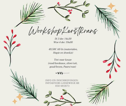 Workshop Kerstkrans