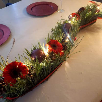 tafelguilande langs stuk