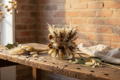 Candleholder close-up in atelier