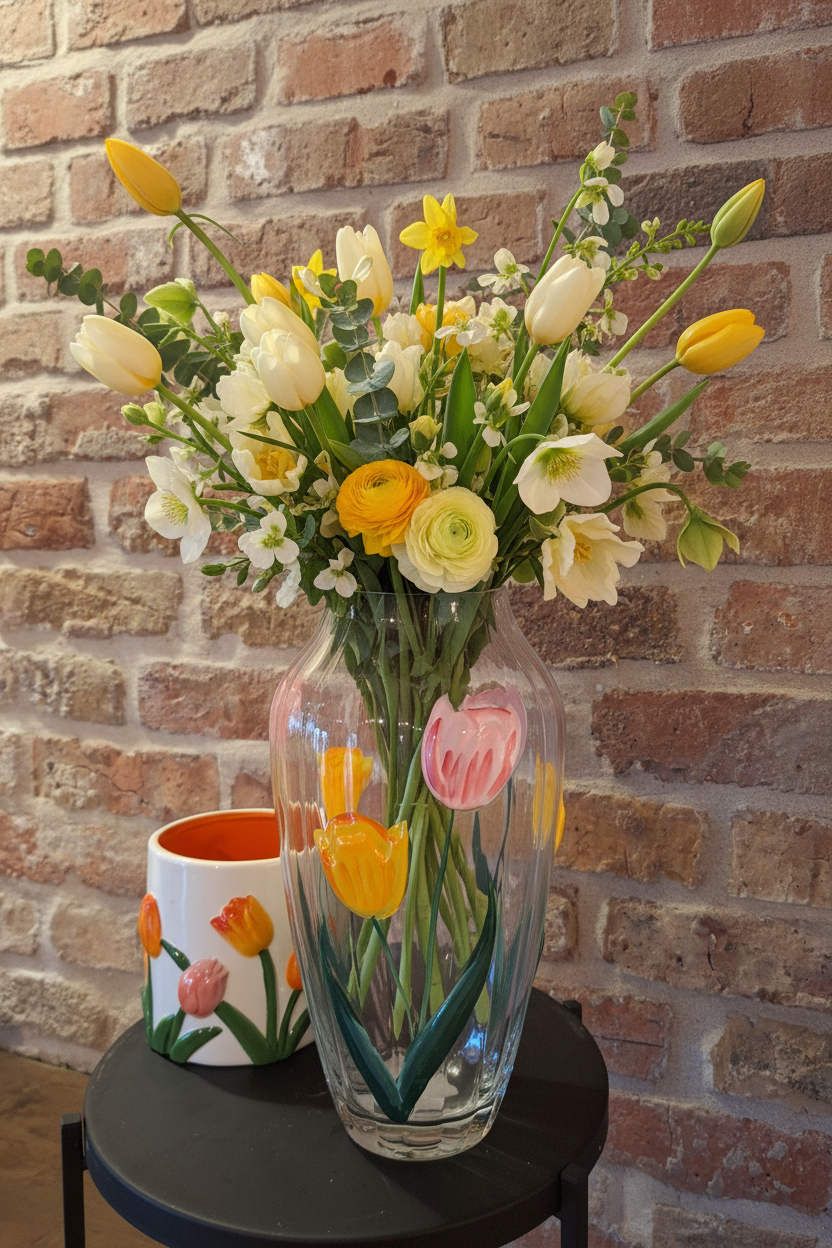 Tulipe Dorée - vaas met seizoenstulpen