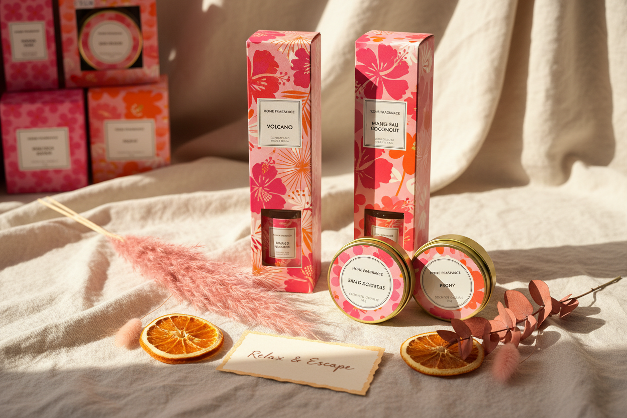 Reed diffuser gift set