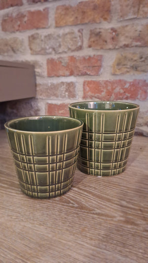 Pot carreaux dia 12cm
