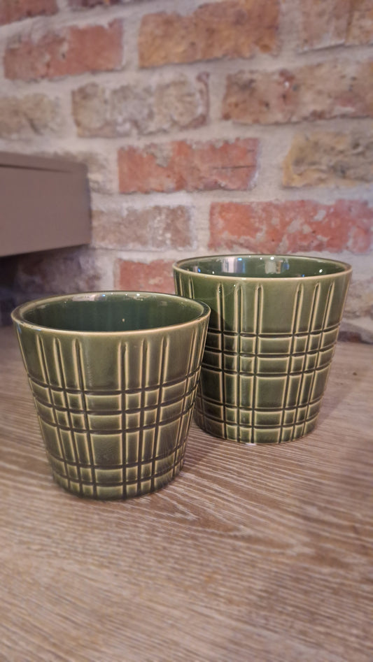 Pot carreaux dia 12cm