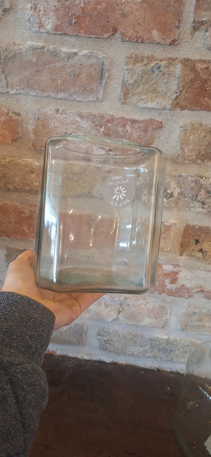 Vaas glas voor boeket S-M