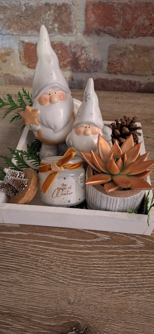 Giftset copper geschenkplateau