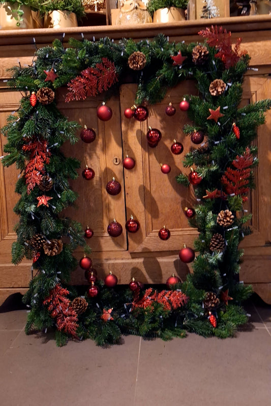 Kerstkader krans binnen/buiten