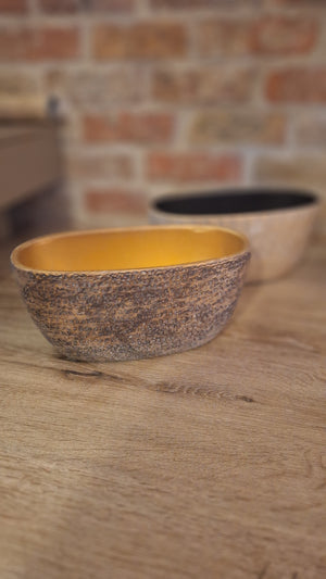 Duopot gold grey 2x dia 12cm