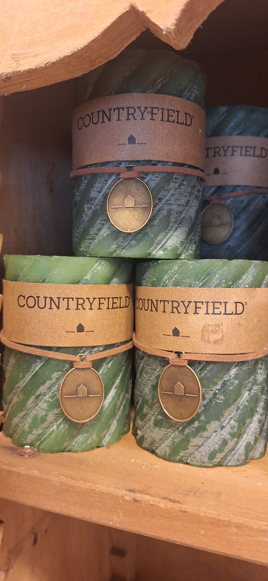 Candle countryfield olive