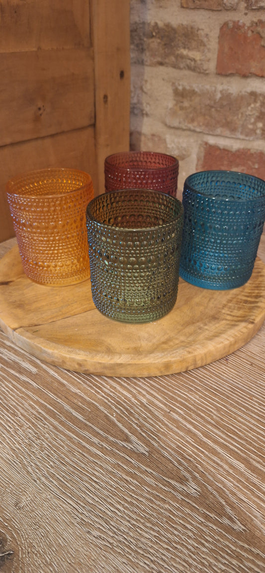 Theelicht dots groen