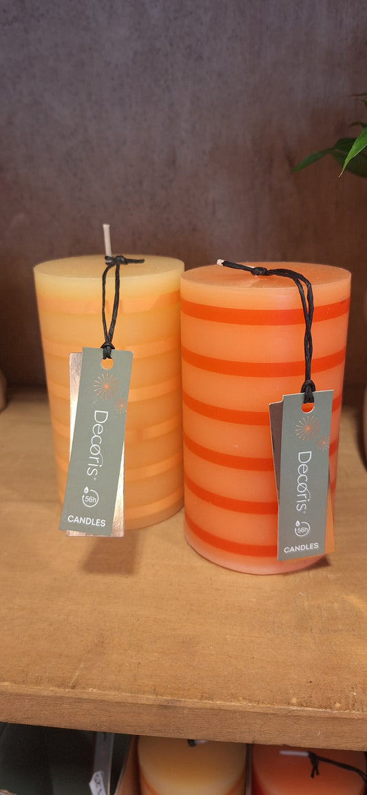 Kaars oranje