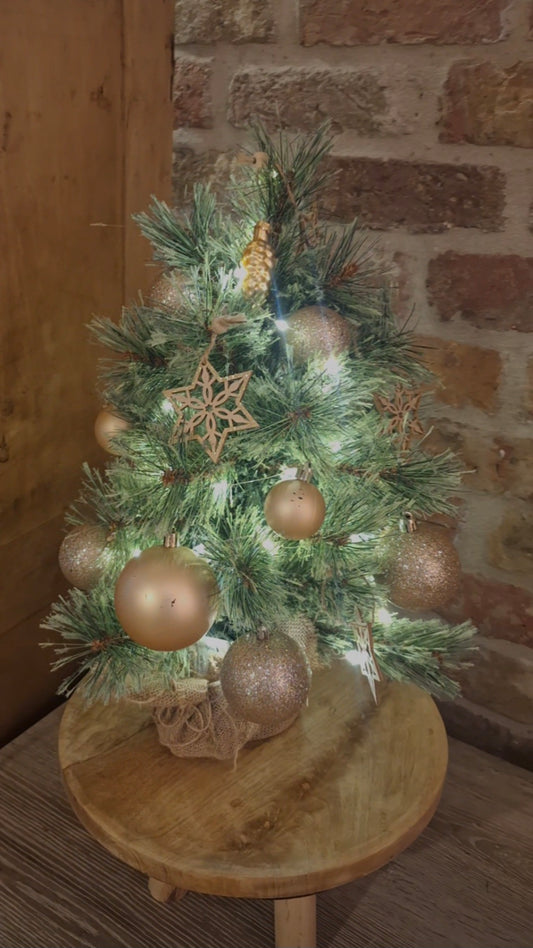 Gedecoreerde kerstboom