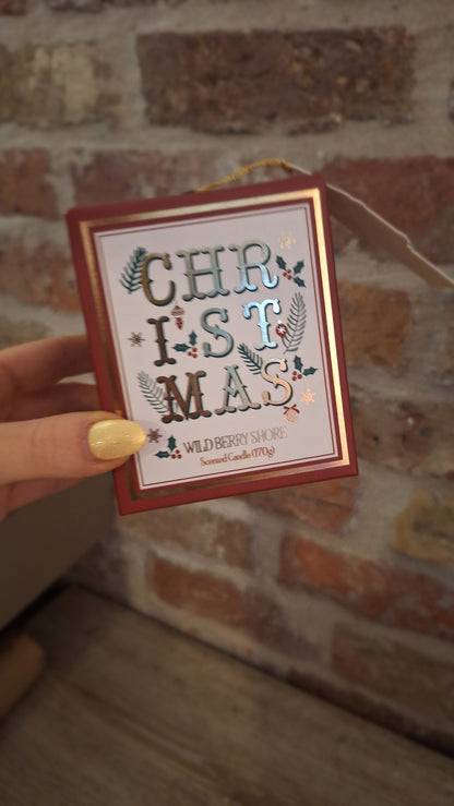 geurkaars in glas - geschenkdoos Christmas