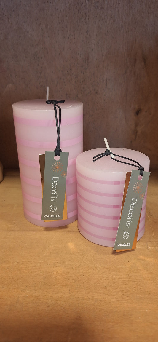 Kaars roze