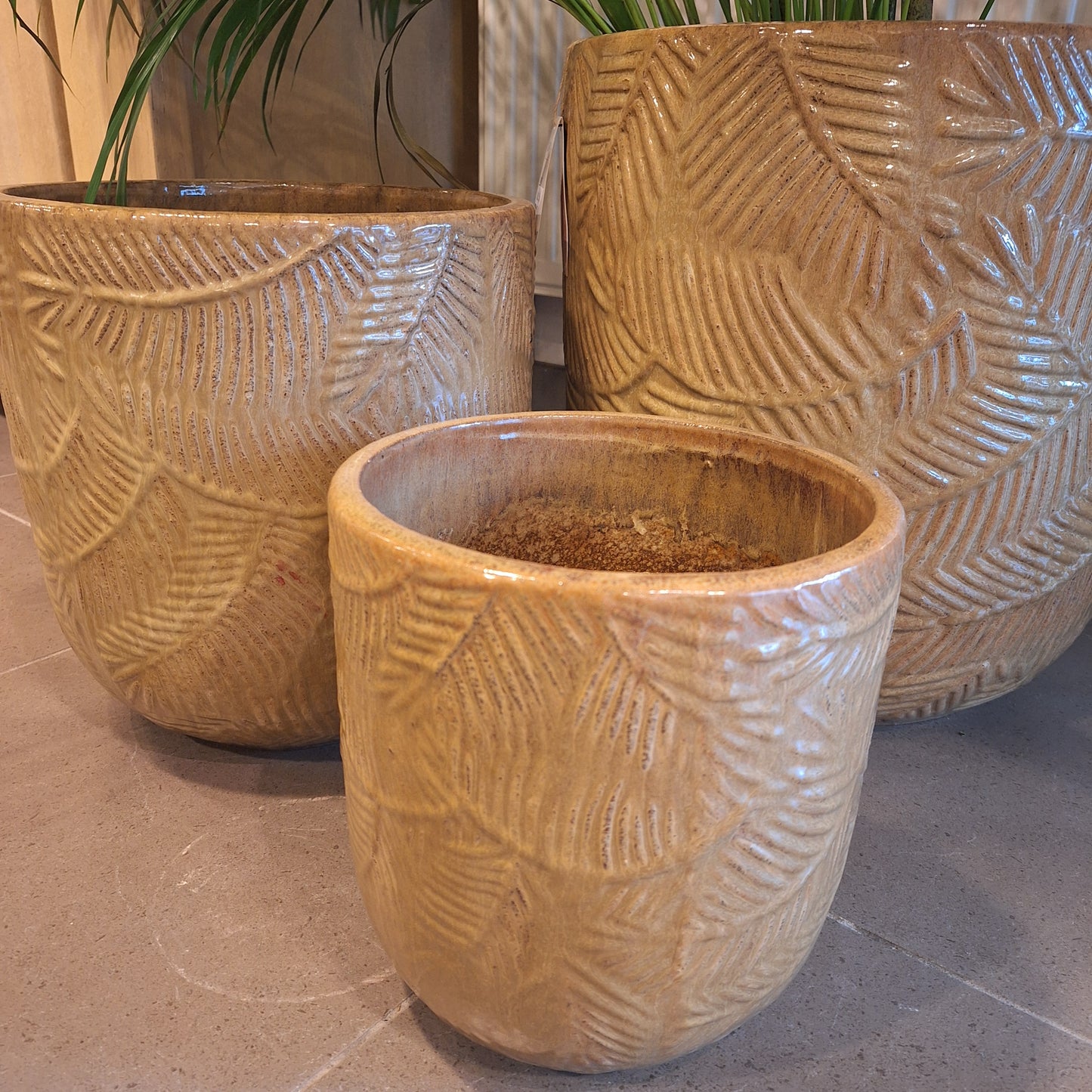 Large Planter keramiek (Buiten)