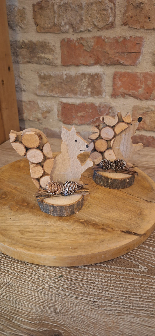 Forest animals wood wood