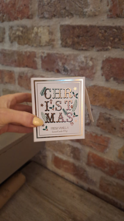 geurkaars in glas - geschenkdoos Christmas